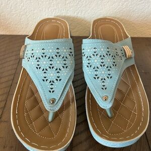 Elegant Blue Women's Sandals
